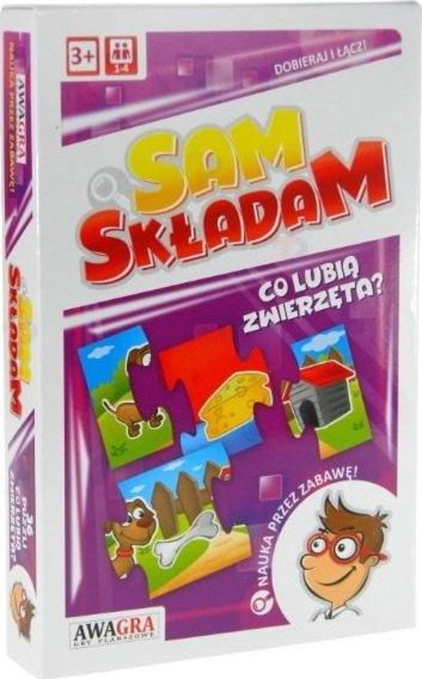 Artyk Εκπαιδευτικό Παιχνίδι Sam skladam - Τι αρέσει στα ζώα