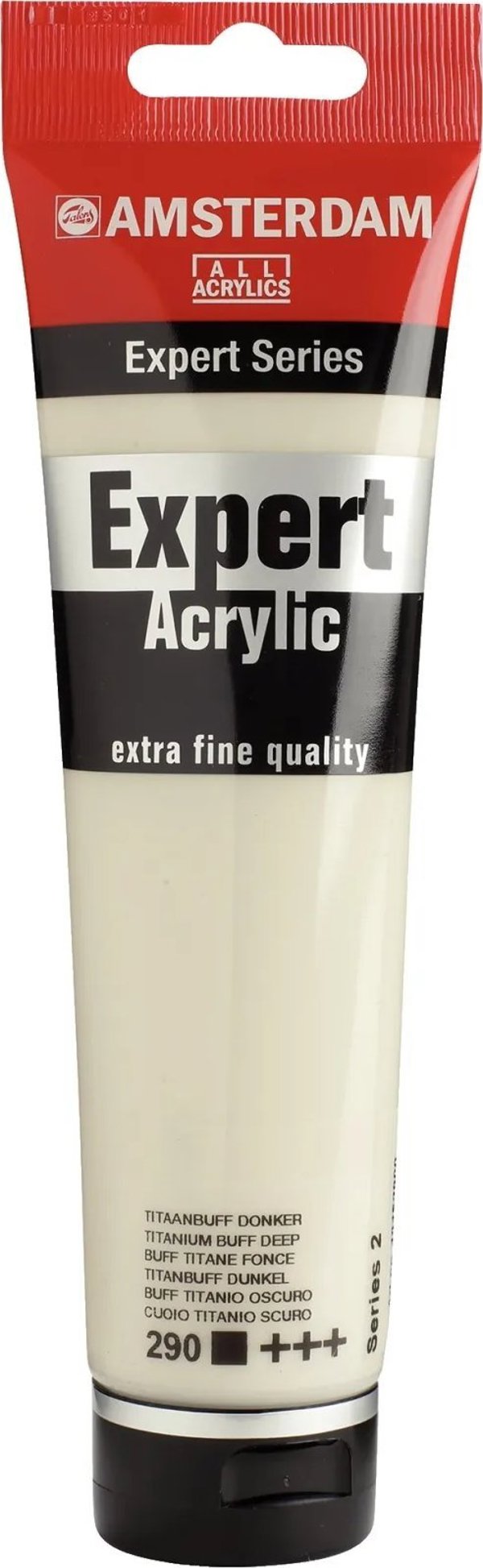 Artequipment Amsterdam Expert Series Acrylic Tube 150 ml Titanium Buff Deep 290