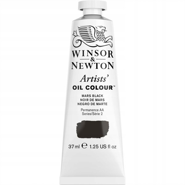 Artists oil colour 37ml mars black 386