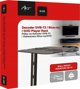 Art Ράφι Τοίχου D-52 για DVB-T2 Decoder & Blu-ray/DVD Player, Αντοχή 3kg, Μαύρο