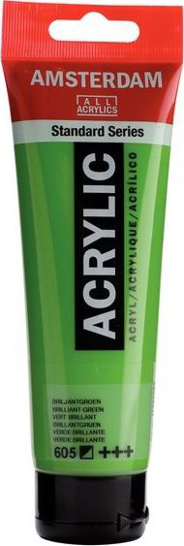 Talens Amsterdam Ακρυλικό Χρώμα 120ml - 605 Λαμπερό Πράσινο (Brilliant Green)