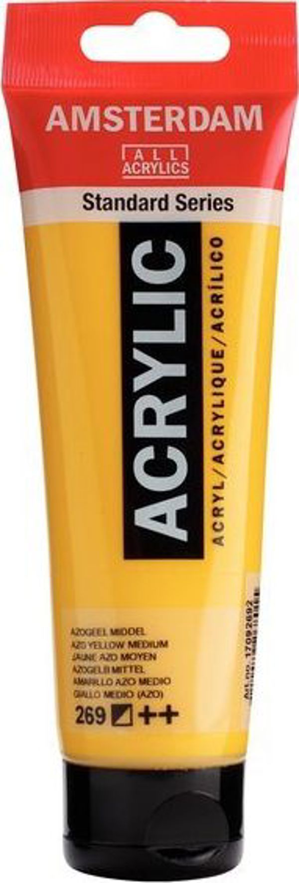 Artequipment Farba akrylowa TALENS AMSTERDAM 120ml 269 - AZO YELLOW MEDIUM uniw