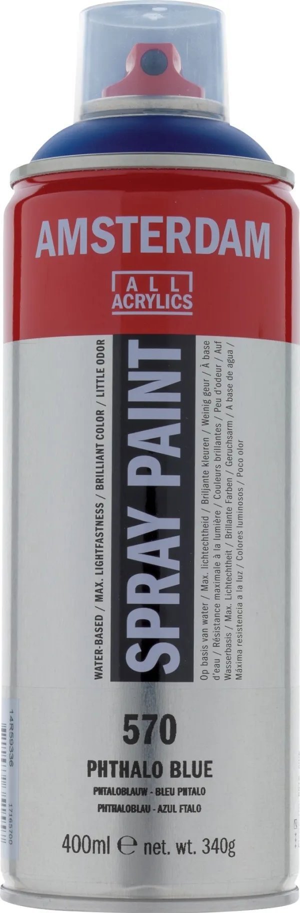 Σπρέι Βαφής Artequipment Amsterdam Phthalo Blue 570, Ακρυλικό Χρώμα σε Spray
