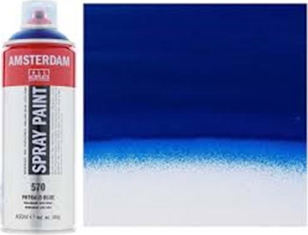 Σπρέι Βαφής Artequipment Amsterdam Phthalo Blue 570, Ακρυλικό Χρώμα σε Spray
