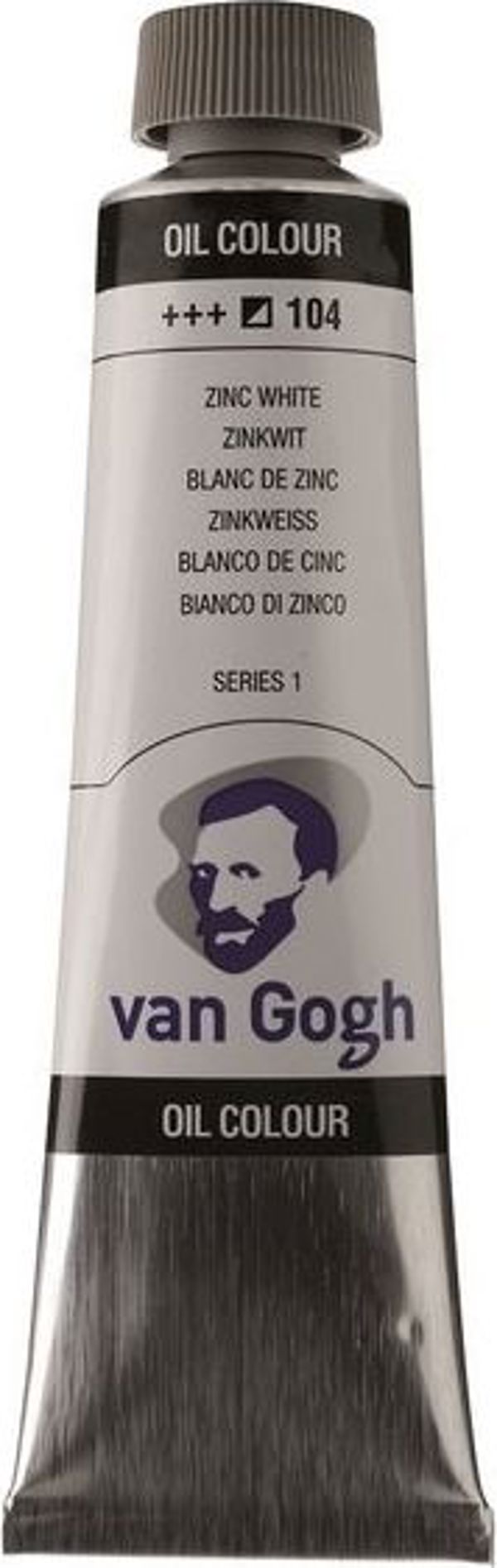Talens Van Gogh Ελαιοχρώμα 40ml - 104 Zinc White (Ψευδαργυρούχο Λευκό)