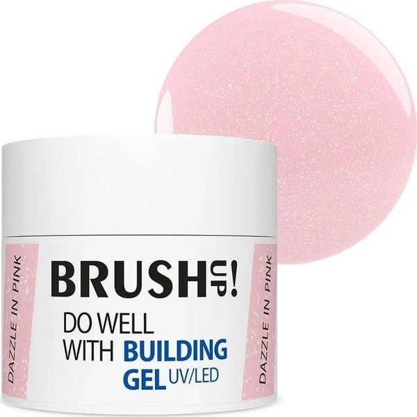 ART.ROZNE BrushUp! Do Well with Building Gel τζελ για την ενίσχυση των νυχιών Dazzle in Pink 12g