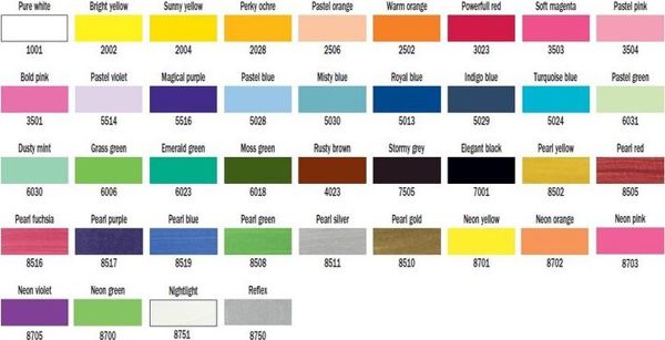 Talens Textile Χρώμα Υφάσματος 50ml - Σμαραγδί Πράσινο