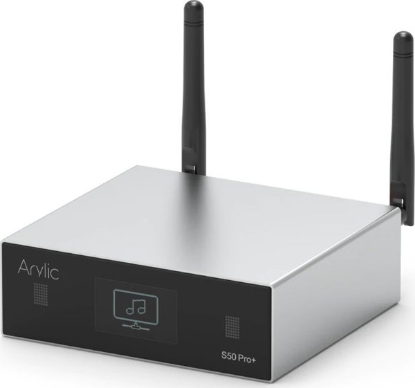 Arylic S50 Pro+ Multiroom Streamer HD & Προενισχυτής με Wi-Fi, Airplay, Spotify Connect & Bluetooth 5.0 Aptx HD