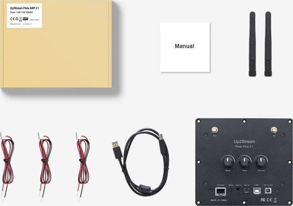 Arylic Up2Stream Plate Amp 2.1 - Ενισχυτής Multiroom Wireless 2.1