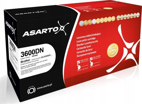 Asarto Drum Unit για Brother DR3600 | Συμβατό Τύμπανο Εκτυπωτή | 75.000 Σελίδες | Μαύρο