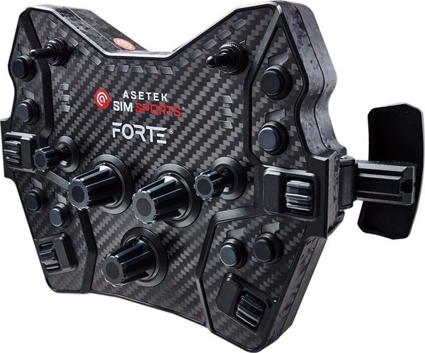 Asetek SimSports Forte GT Button Box - Black Edition - Τιμονιέρα Sim Racing