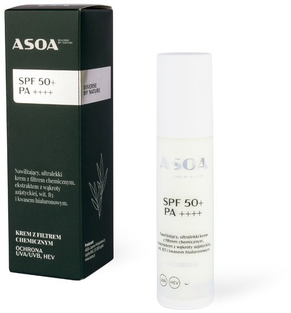 Asoa ASOA_Krem z filtrem SPF50+ PA++++ 50ml