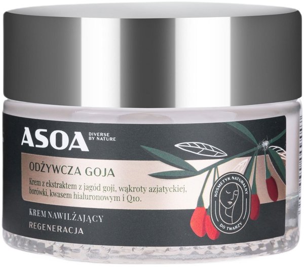 ASOA Goja Θρεπτική Ενυδατική Κρέμα Προσώπου 50ml