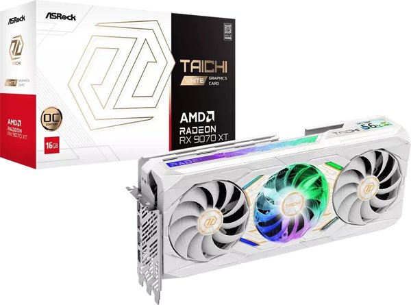 ASRock RX9070XT TCW 16GO 16GB DDR6 HDMI/3xDP