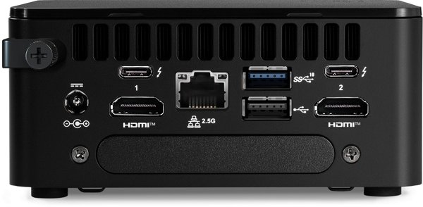 ASUS NUC 13 90AR00C1-M000L0 komputer typu barebone UCFF Czarny i7-1360P
