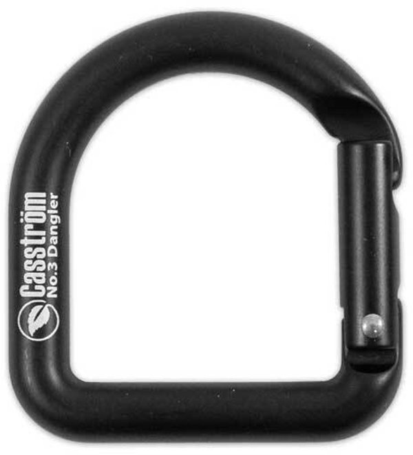 Asus Casström D-Ring Karabiner, Μαύρο, 1 Τεμάχιο