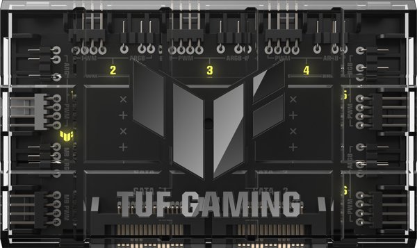 Asus TUF Gaming ARGB PWM Fan Hub - Ελεγκτής Ανεμιστήρων με Φωτισμό ARGB