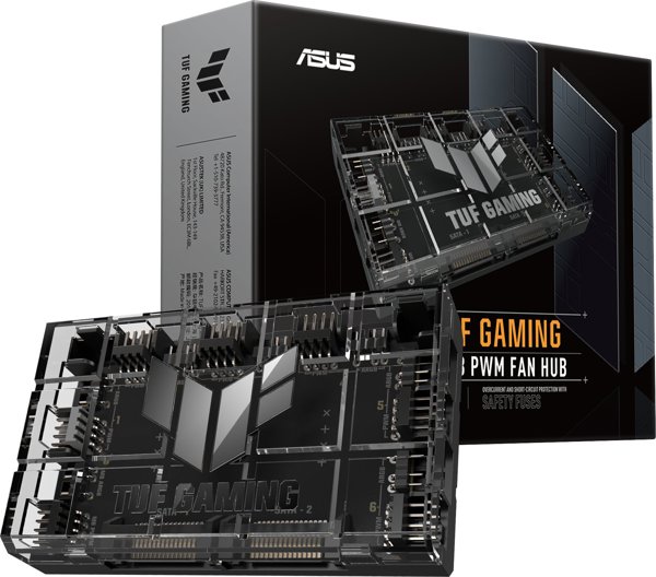 Asus TUF Gaming ARGB PWM Fan Hub - Ελεγκτής Ανεμιστήρων με Φωτισμό ARGB
