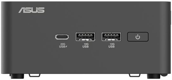 ASUS NUC 15 Pro Tall Kit RNUC15CRHV500000 - Barebone - Mini-PC - 1 x Core 5 235H / 2.5 GHz - vPro - RAM 0 GB - Arc Graphics 140T - Wi-Fi 6, Wi-Fi 7, Bluetooth, 1GbE, 2.5GbE - WLAN: 802.11a/b/g/n/ac/ax/be, Bluetooth 5.4 - Schwarz