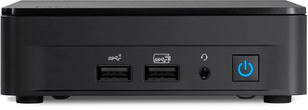 ASUS NUC 15 Pro Tall Kit RNUC15CRHV500000 - Barebone - Mini-PC - 1 x Core 5 235H / 2.5 GHz - vPro - RAM 0 GB - Arc Graphics 140T - Wi-Fi 6, Wi-Fi 7, Bluetooth, 1GbE, 2.5GbE - WLAN: 802.11a/b/g/n/ac/ax/be, Bluetooth 5.4 - Schwarz