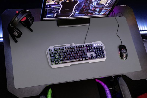 ATECS Soft Gaming Mousepad - Size XXL, grey