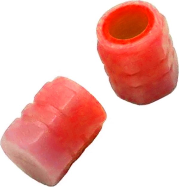 ATL RW25B Nakretki na wentyle swiecace 2 szt czerwone