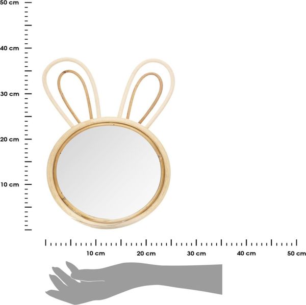 Atmosphera Okragle lustro scienne Rabbit