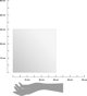 Atmosphera Σετ 4 Διακοσμητικών Καθρεφτών Αυτοκόλλητων 30 x 30 cm