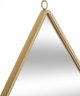 Atmosphera Lustro scienne w ksztalcie kropli, 39 cm, kolor metalowy