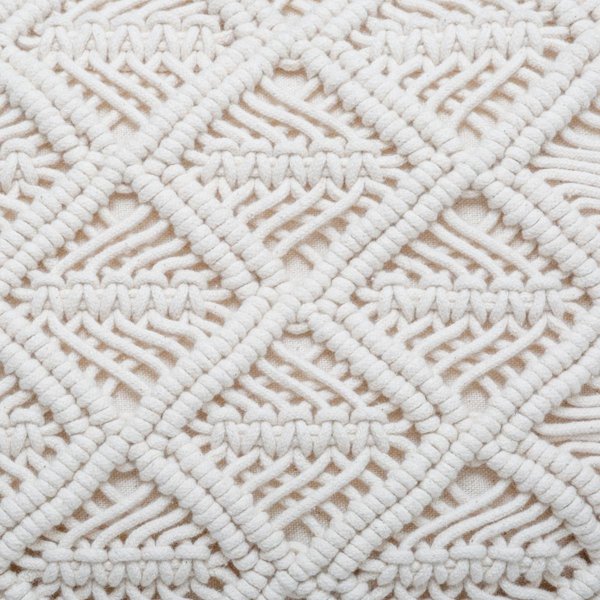 Atmosphera Διακοσμητικό Μαξιλάρι Macrame με Κρόσσια, Βαμβακερό, Μπεζ, 30x50 cm