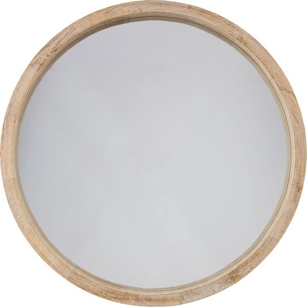 Atmosphera Drewniane lustro scienne Natalie 50 cm