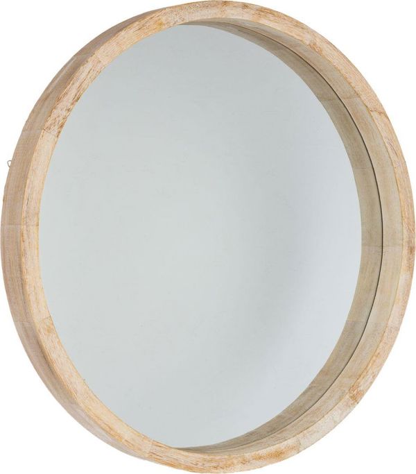 Atmosphera Drewniane lustro scienne Natalie 50 cm