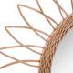 Atmosphera Wiklinowe lustro scienne Sharp Sun 50 cm