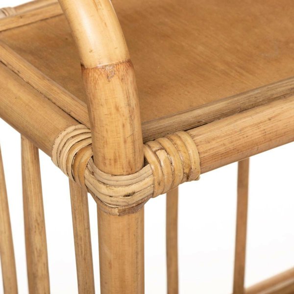 Ράφι βιβλίων από ρατάν, 2 επίπεδα, 60 x 20 x 50 cm ATMOSPHERA
