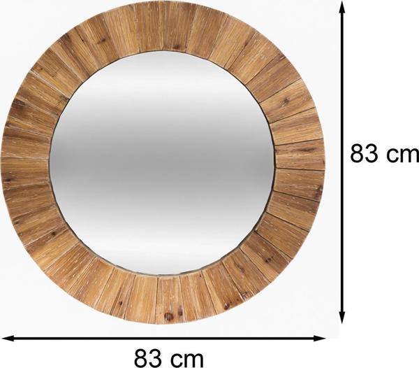 Atmosphera Drewniane lustro scienne Jazlyn 83 cm