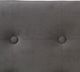 Πουφ Αποθήκευσης Atmosphera Adaline Grey Καπιτονέ, Γκρι, 76x38 cm