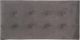 Πουφ Αποθήκευσης Atmosphera Adaline Grey Καπιτονέ, Γκρι, 76x38 cm