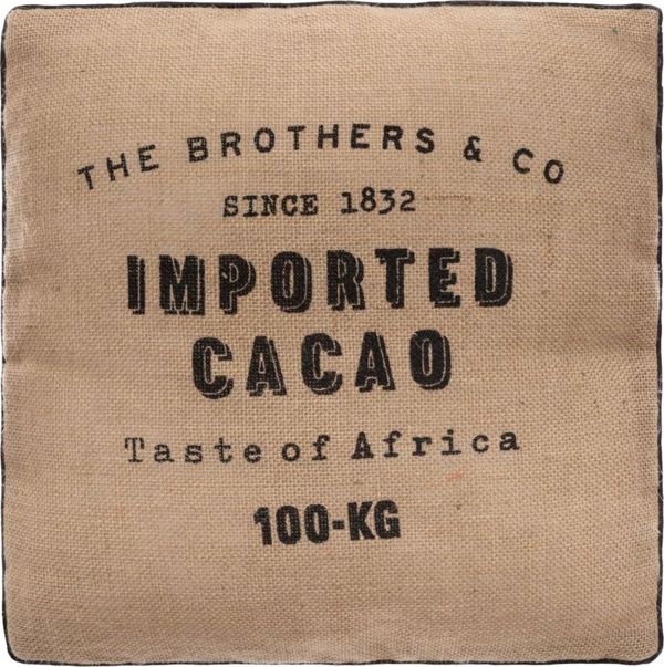 Atmosphera Μαξιλάρι Καθίσματος Cacao από Γιούτα, Τετράγωνο, Μπεζ 40x40cm