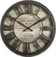 Ρολόι Τοίχου Atmosphera Vintage Καφέ, Μεταλλικό με MDF, Αθόρυβος Μηχανισμός, 21 cm