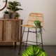 Καρέκλα τραπεζαρίας KUBU, rattan, 88 cm
