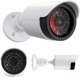 Dummy Κάμερα Ασφαλείας Σωληνωτή CE IR1800 W με LED IR, Λευκή, ABS, Τροφοδοσία 2xAA