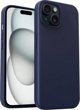 Θήκη Aukey για iPhone 15 Plus, Σιλικόνης, Πίσω Κάλυμμα, Καταιγιστικό Μπλε