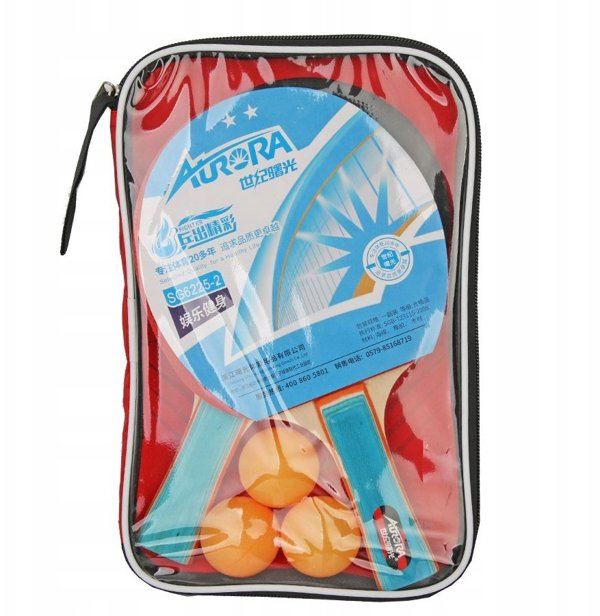 Aurora Σετ Πινγκ Πονγκ SG6225-2, Ρακέτες και Μπαλάκια Επιτραπέζιας Αντισφαίρισης