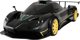 Rastar Pagani Zonda Τηλεκατευθυνόμενο Αυτοκίνητο RC 1:14 Μαύρο
