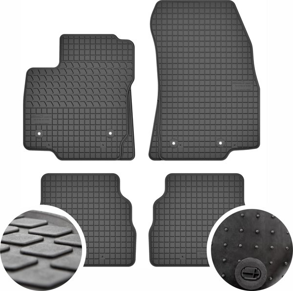 Auto Comfort Λαστιχένια Πατάκια Αυτοκινήτου για Ford B-Max (2012-2017) Σετ