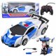 Auto Robot 2W1 Policja Αστυνομικό Τηλεκατευθυνόμενο Περιπολικό RC 1:18
