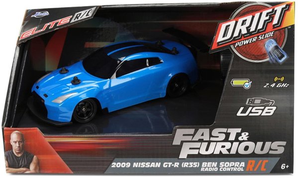 AUTO JADA NISSAN GTR R/C FF LAD DRIFT 28X17X16 4