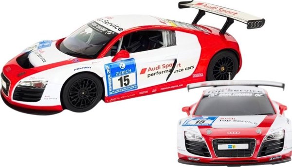 Rastar Τηλεκατευθυνόμενο Αυτοκίνητο Audi R8 LMS 1:24, Λευκό, R/C Sport, Για Παιδιά 3+ Ετών