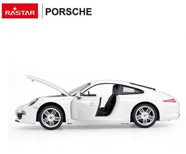 Autko Metalowe 1:24 Porsche 911 Bialy RASTAR