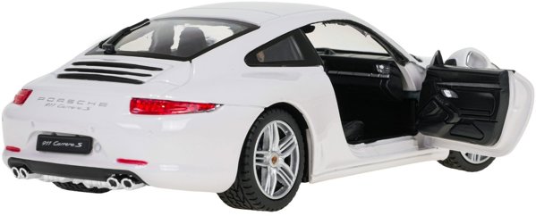 Autko Metalowe 1:24 Porsche 911 Bialy RASTAR